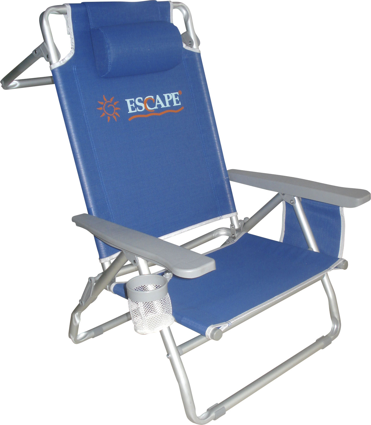 Καρεκλάκι Παραλίας ESCAPE Ρυθμιζόμενη Πλάτη Μπλε-15692