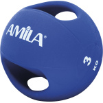 ΜΠΑΛΑ MEDICINE RUBBER DUAL GRIP 3KG