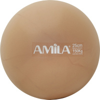 Μπάλα Γυμναστικής AMILA Pilates Ball 25cm Χρυσή-95815