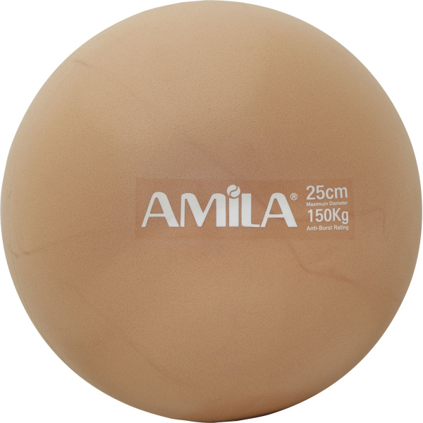 Μπάλα Γυμναστικής AMILA Pilates Ball 25cm Χρυσή-95815