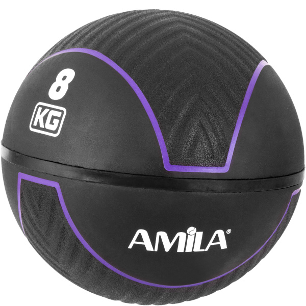 Μπάλα AMILA Medicine Ball HQ Rubber 8Kg-90710