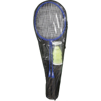 Σετ Ρακετών Badminton AMILA 605 με Πολύχρωμα Φτερά-98527