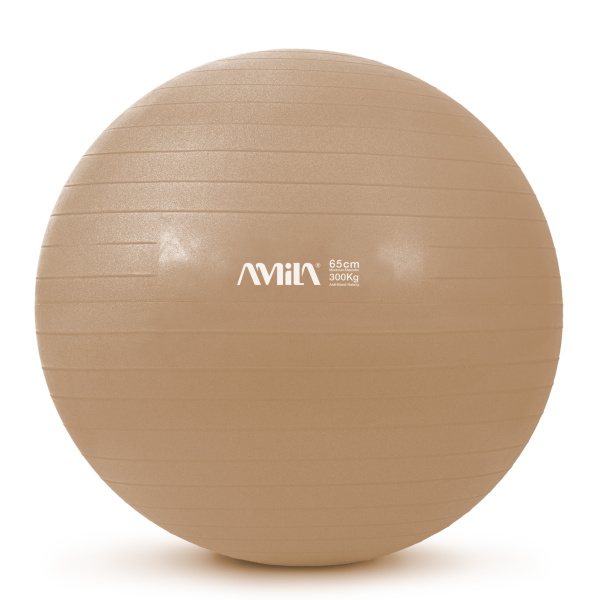 Μπάλα Γυμναστικής AMILA GYMBALL 65cm Χρυσή Bulk-48413