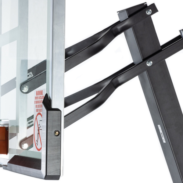 Μπασκέτα Deluxe με Βάση 230-307cm Tempered Glass 8mm-49220