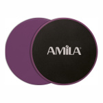 ΔΙΣΚΟΣ ΟΛΙΣΘΗΣΗΣ AMILA GLIDING PADS ΜΩΒ/ΜΑΥΡΟ
