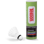 ΜΠΑΛΑΚΙΑ BADMINTON ΛΕΥΚΑ NYLON ΑΡΓΑ (ΣΕΤ 6ΤΜΧ)