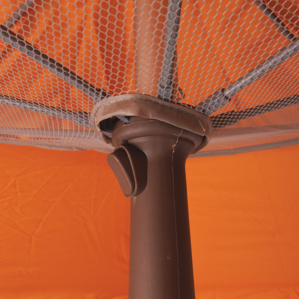 Ομπρέλα Παραλίας Αλουμινίου Escape 2m PE 180gsm UPF50+ Πορτοκαλί-12211