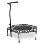 ΤΡΑΜΠΟΛΙΝΟ ΔΙΑΜΕΤΡΟΥ 112cm ΕΞΑΓΩΝΟ AMILA TUCK ΓΚΡΙ