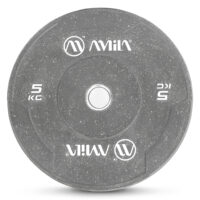 Δίσκος Color Bumper Plate Slim 50 mm 5 kg – Γκρι-84846