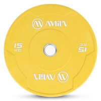 Δίσκος Color Bumper Plate Slim 50 mm 15 kg – Κίτρινο-84848