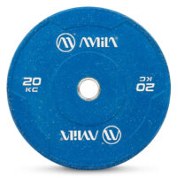 Δίσκος Color Bumper Plate Slim 50 mm 20 kg – Μπλε-84849