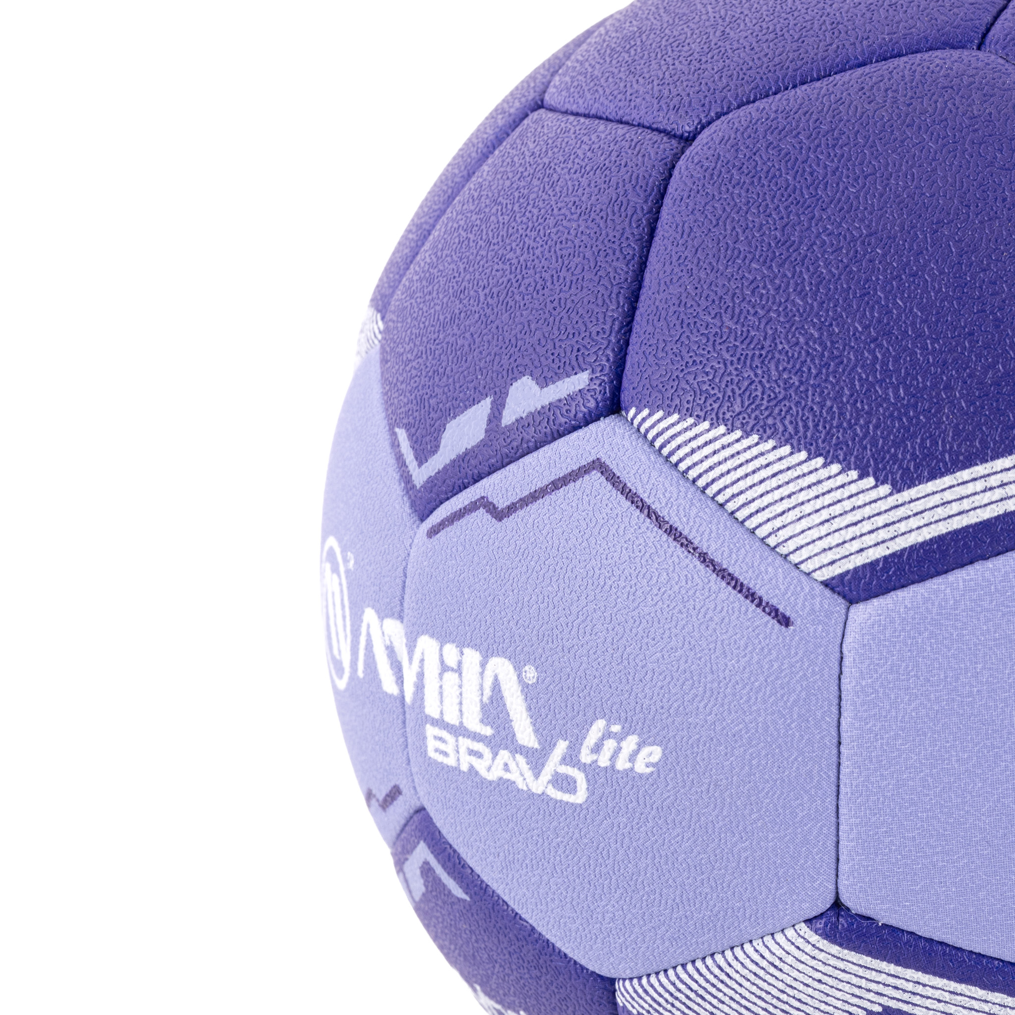 Μπάλα Handball Bravo Lite Νο1 - Μωβ / Βιολετί / Λευκό-41313