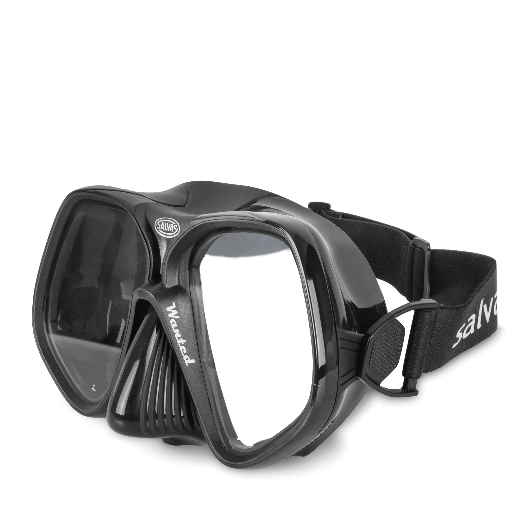 Μάσκα Θαλάσσης Salvas Wanted Black Softband-52203
