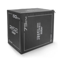 Πλειομετρικό Κουτί Plyo Box Raw Rise 50x60x75 cm - Μαύρο-95147